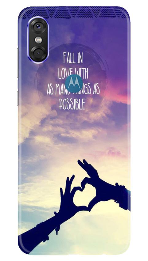 Fall in love Case for Moto P30 Play