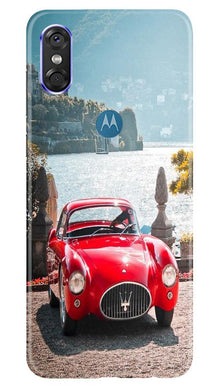 Vintage Car Mobile Back Case for Moto P30 Play (Design - 51)