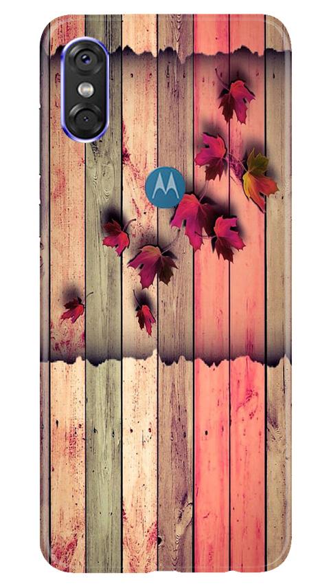 Wooden look2 Case for Moto P30 Play