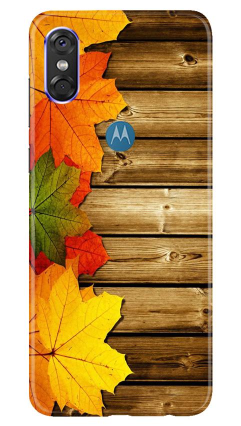 Wooden look3 Case for Moto P30 Play