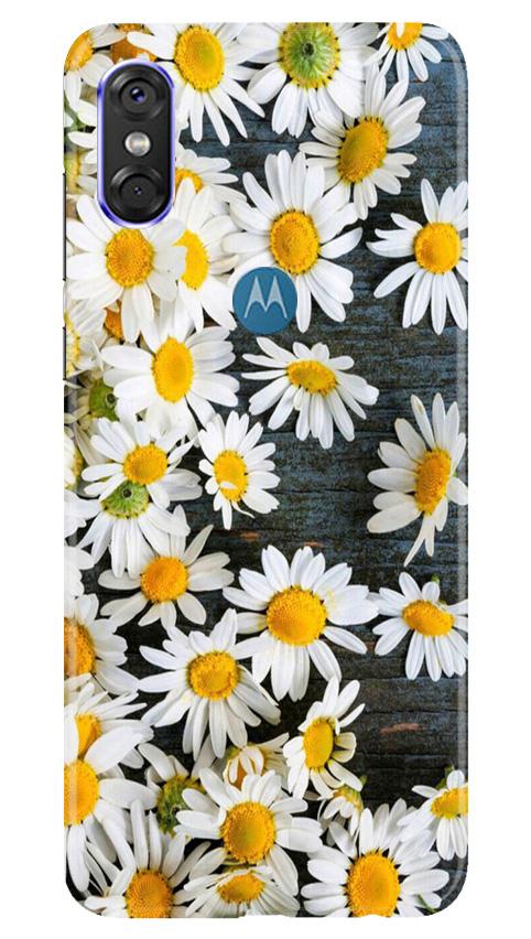 White flowers2 Case for Moto P30 Play