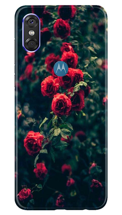 Red Rose Case for Moto P30 Play