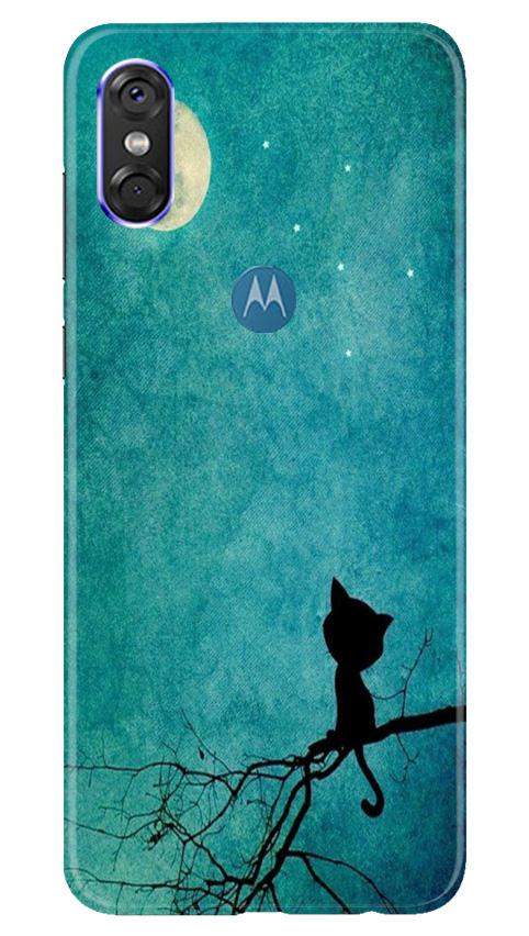 Moon cat Case for Moto P30 Play