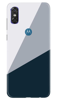 Blue Shade Mobile Back Case for Moto P30 Play (Design - 182)