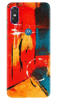 Modern Art Mobile Back Case for Moto P30 Play (Design - 239)