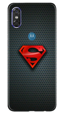 Superman Mobile Back Case for Moto P30 Play (Design - 247)