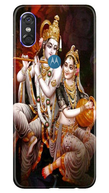 Radha Krishna Mobile Back Case for Moto P30 Play (Design - 292)