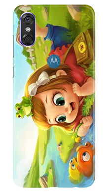 Baby Girl Mobile Back Case for Moto P30 Play (Design - 339)