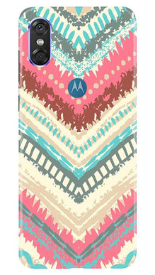 Pattern Mobile Back Case for Moto P30 Play (Design - 368)