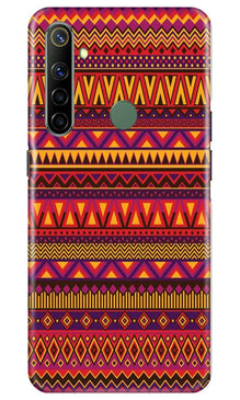 Zigzag line pattern2 Mobile Back Case for Realme Narzo 10 (Design - 10)