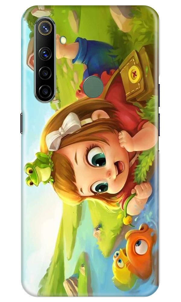 Baby Girl Mobile Back Case for Realme Narzo 10 (Design - 339)