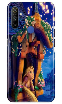 Cute Girl Mobile Back Case for Realme Narzo 10a (Design - 198)