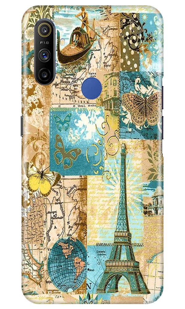 Travel Eiffel Tower Case for Realme Narzo 10a (Design No. 206)