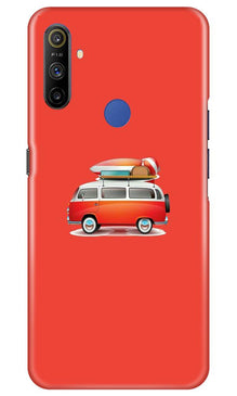 Travel Bus Mobile Back Case for Realme Narzo 10a (Design - 258)