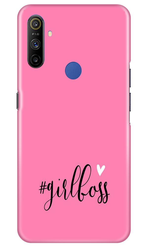 Girl Boss Pink Case for Realme Narzo 10a (Design No. 269)