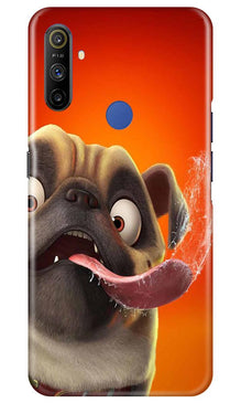 Dog Mobile Back Case for Realme Narzo 10a (Design - 343)