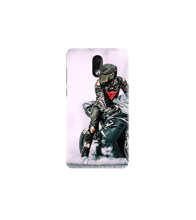 Biker Mobile Back Case for Nokia 2.2 (Design - 383)