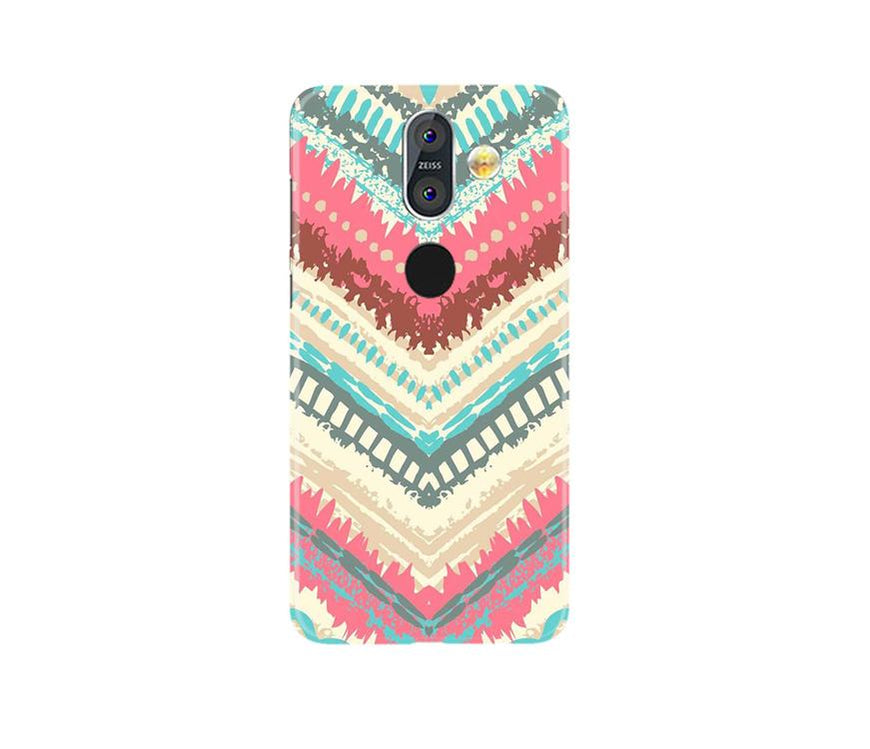 Pattern Mobile Back Case for Nokia 8.1 (Design - 368)