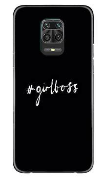 #GirlBoss Mobile Back Case for Xiaomi Redmi Note 9 Pro Max (Design - 266)