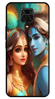 Lord Radha Krishna Metal Mobile Case for Redmi Note 9 Pro