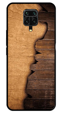 Wooden Design Metal Mobile Case for Redmi Note 9 Pro Max