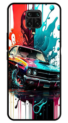 Vintage Car Metal Mobile Case for Redmi Note 9 Pro Max
