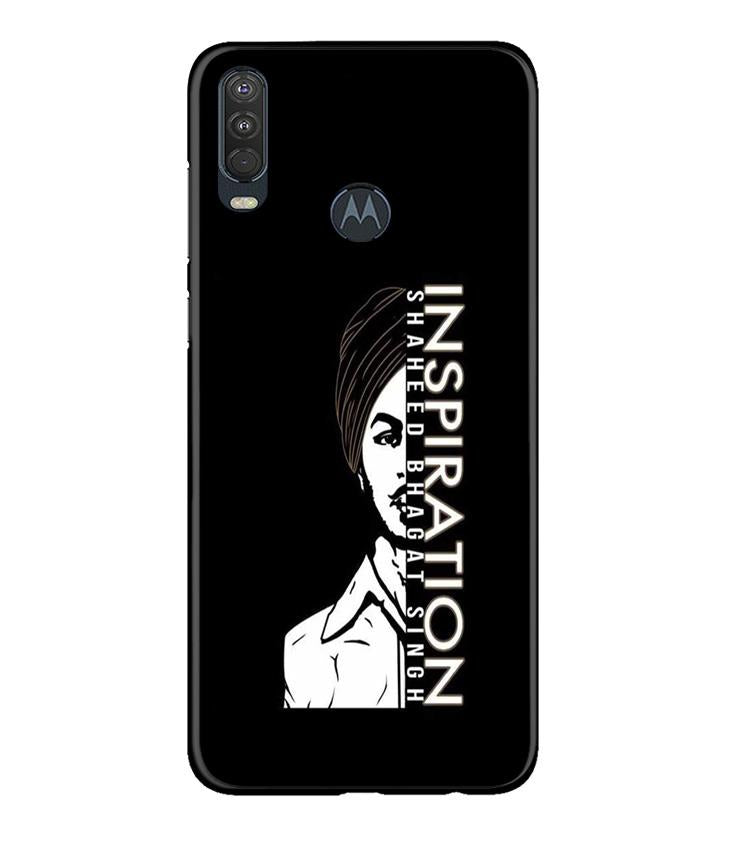 Bhagat Singh Mobile Back Case for Moto One Action (Design - 329)