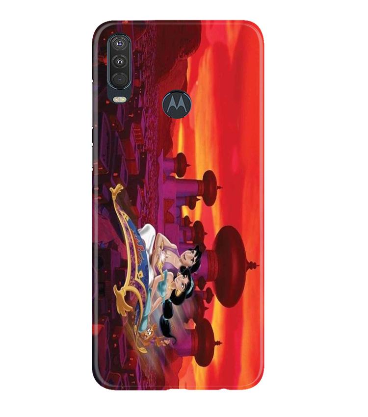 Aladdin Mobile Back Case for Moto One Action (Design - 345)