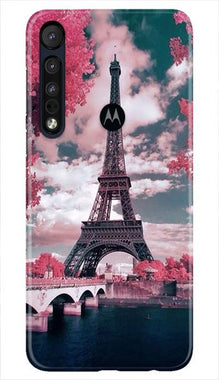 Eiffel Tower Mobile Back Case for Moto One Macro  (Design - 101)