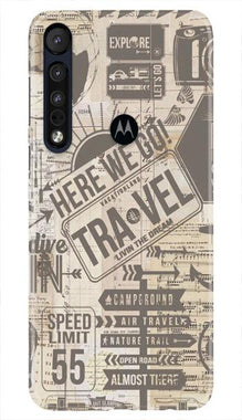 Travel Mobile Back Case for Moto One Macro  (Design - 104)