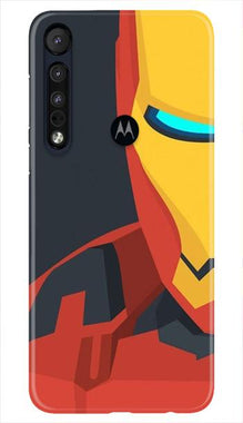 Iron Man Superhero Mobile Back Case for Moto One Macro  (Design - 120)