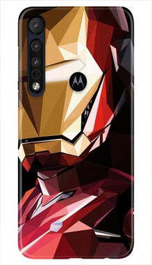 Iron Man Superhero Mobile Back Case for Moto One Macro  (Design - 122)