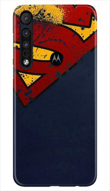 Superman Superhero Mobile Back Case for Moto One Macro  (Design - 125)