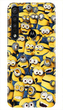 Minions Mobile Back Case for Moto One Macro  (Design - 126)