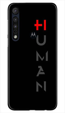 Human Mobile Back Case for Moto One Macro  (Design - 141)