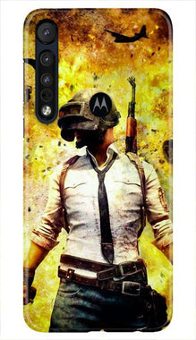 Pubg Mobile Back Case for Moto One Macro  (Design - 180)