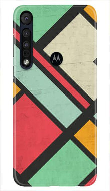 Boxes Mobile Back Case for Moto One Macro (Design - 187)