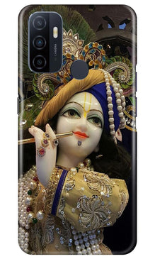 Lord Krishna3 Mobile Back Case for Oppo A53 (Design - 18)