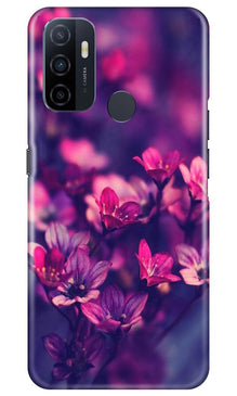 flowers Mobile Back Case for Oppo A53 (Design - 25)