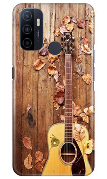 Guitar Mobile Back Case for Oppo A53 (Design - 43)