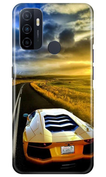 Car lovers Mobile Back Case for Oppo A53 (Design - 46)