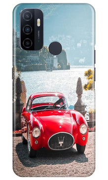 Vintage Car Mobile Back Case for Oppo A53 (Design - 51)