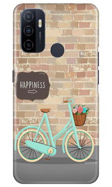 Happiness Mobile Back Case for Oppo A53 (Design - 53)