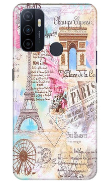 Paris Eiftel Tower Mobile Back Case for Oppo A53 (Design - 54)