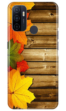 Wooden look3 Mobile Back Case for Oppo A53 (Design - 61)