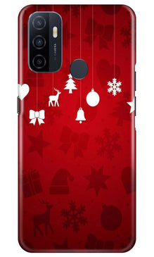 Christmas Mobile Back Case for Oppo A53 (Design - 78)