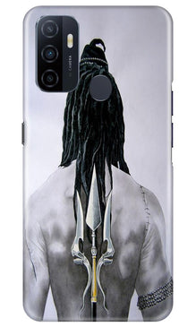 Lord Shiva Mobile Back Case for Oppo A53  (Design - 135)