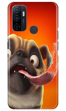 Dog Mobile Back Case for Oppo A53 (Design - 343)