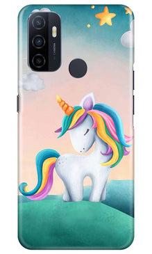 Unicorn Mobile Back Case for Oppo A53 (Design - 366)