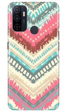 Pattern Mobile Back Case for Oppo A53 (Design - 368)